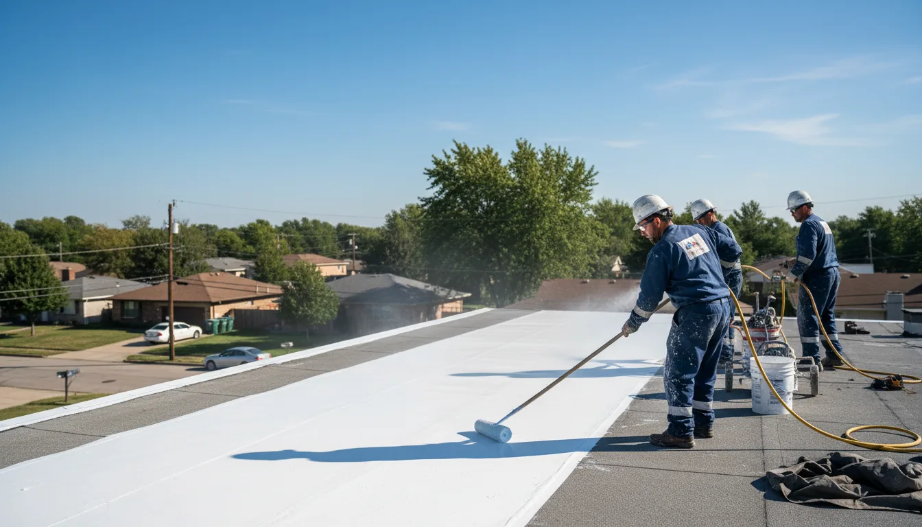 Commercial roof coating in Sharps, VA near me